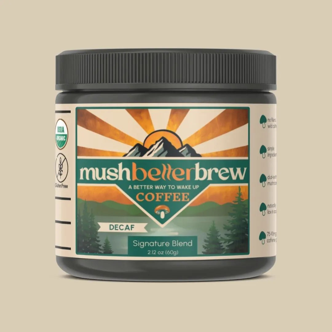 7-Mushrooms Coffee - MushBetterBrew - DECAF Signature Blend